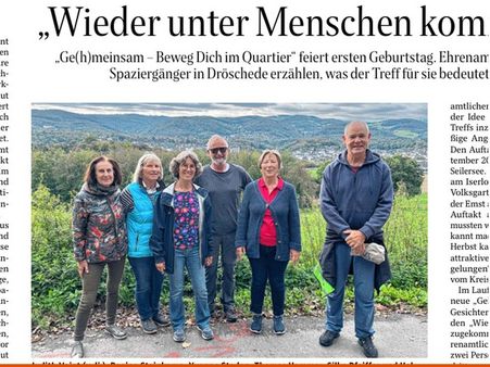 Aktueller Zeitungsartikel zu Ge(h)meinsam