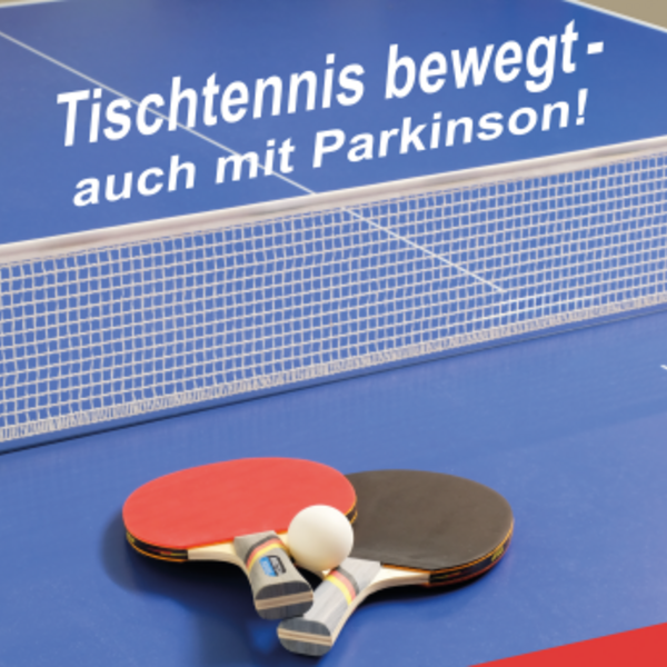 Plakatausschnitt Tischtennis bewegt